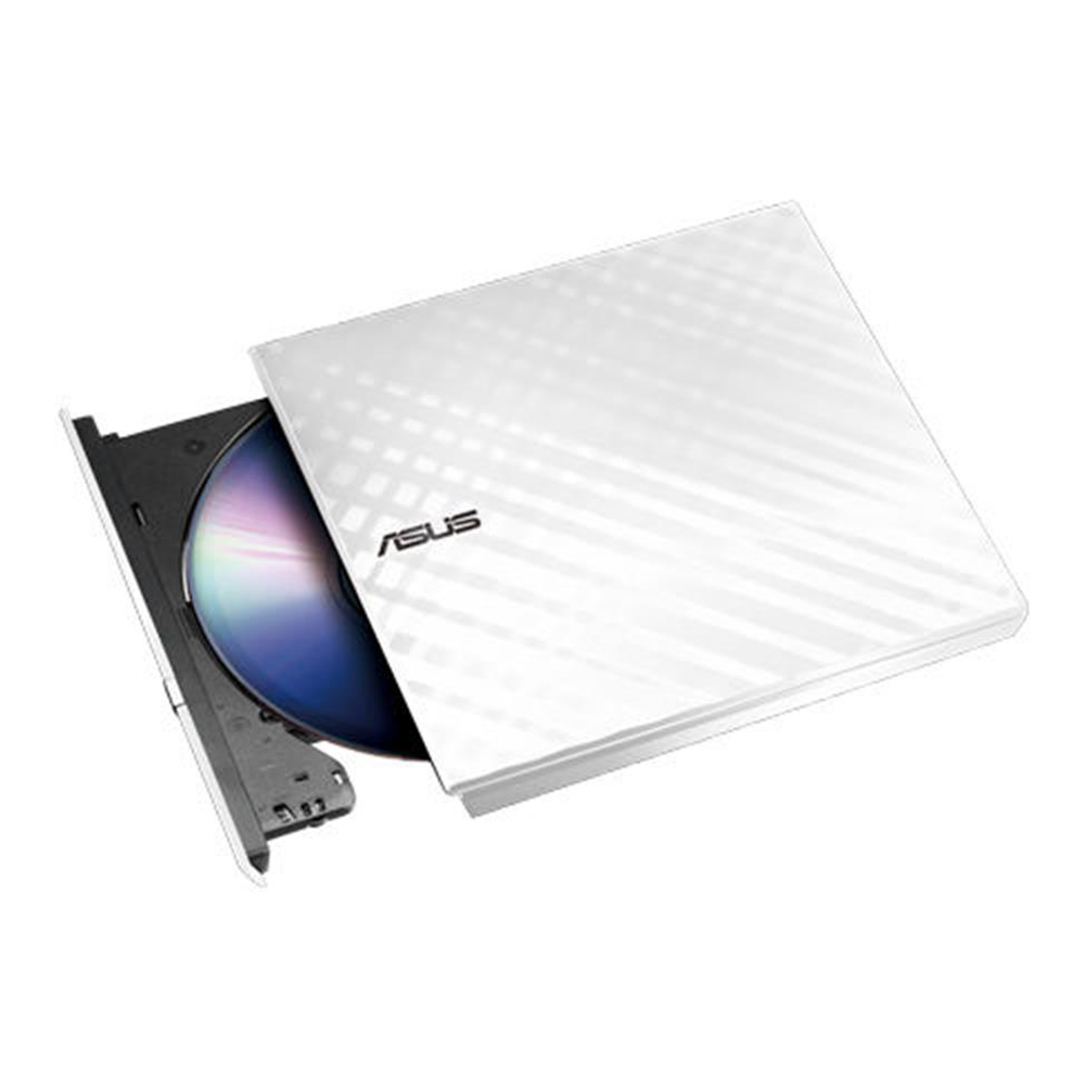 EXTERNAL DVD (ดีวีดีภายนอก) ASUS SDRW-08D2S-U LITE (WHITE) (USB-A)