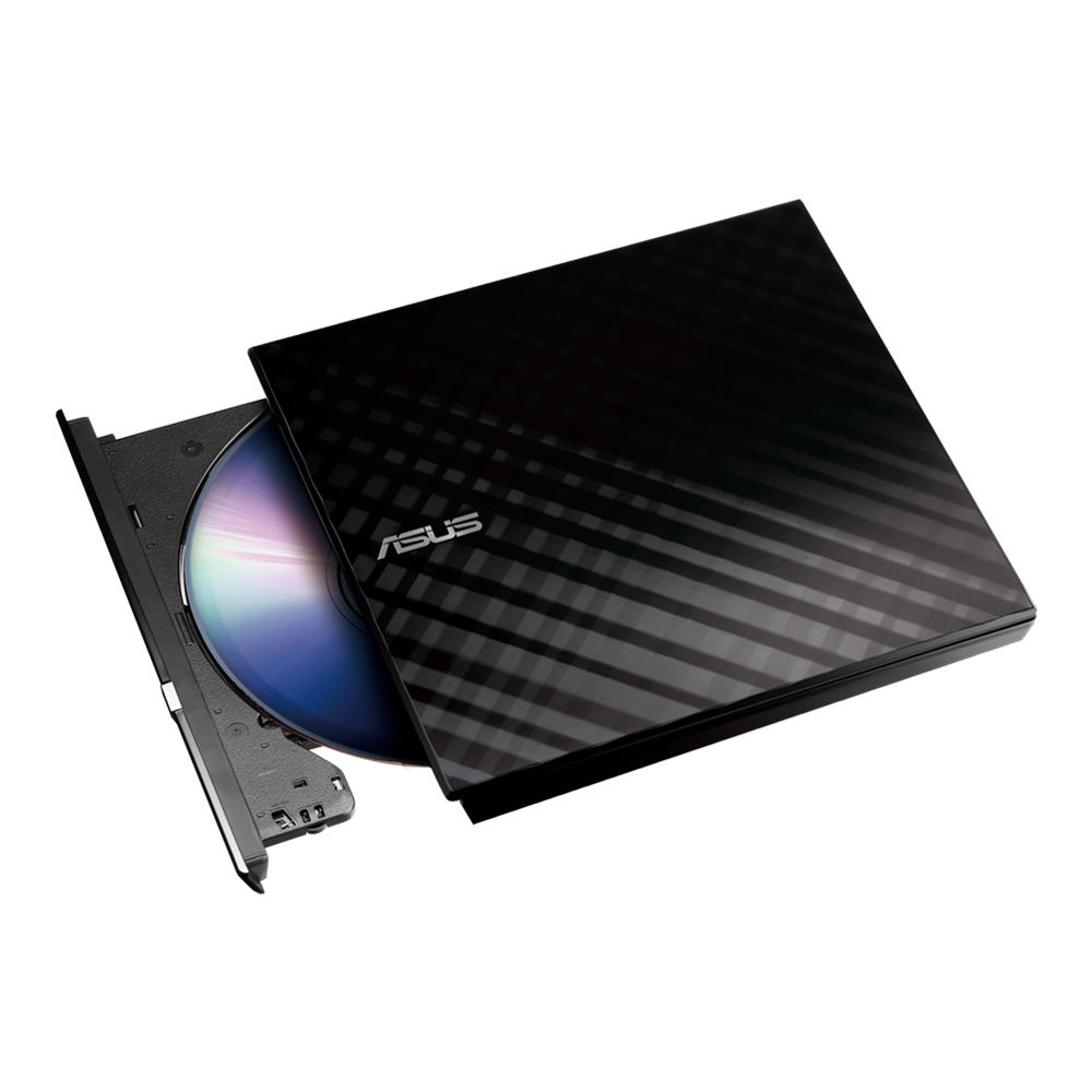 EXTERNAL DVD (ดีวีดีภายนอก) ASUS SDRW-08D2S-U LITE (BLACK) (USB-A)