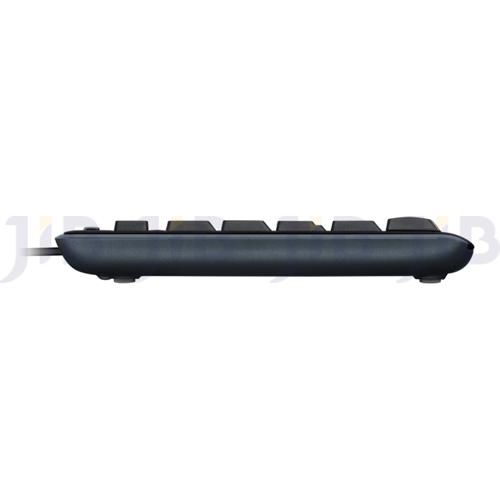 KEYBOARD & MOUSE (คีย์บอร์ดและเมาส์) LOGITECH MK200 MEDIA CORDED KEYBOARD AND MOUSE COMBO (BLACK)