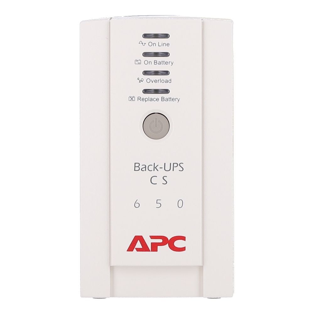 UPS (เครื่องสำรองไฟฟ้า) APC BACK-UPS 650VA (650 VA/400 WATT) (BK650-AS)
