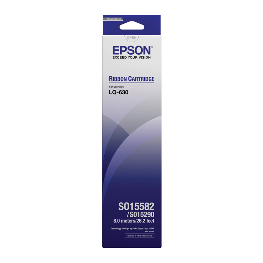INK EPSON (หมึกสำหรับเครื่องพิมพ์) S015582 RIBBON FOR LQ-630
