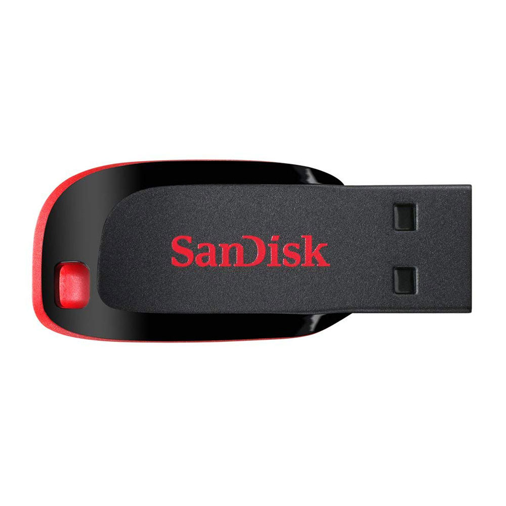 64 GB FLASH DRIVE (แฟลชไดร์ฟ) SANDISK CRUZER BLADE (SDCZ50-064G-B35)