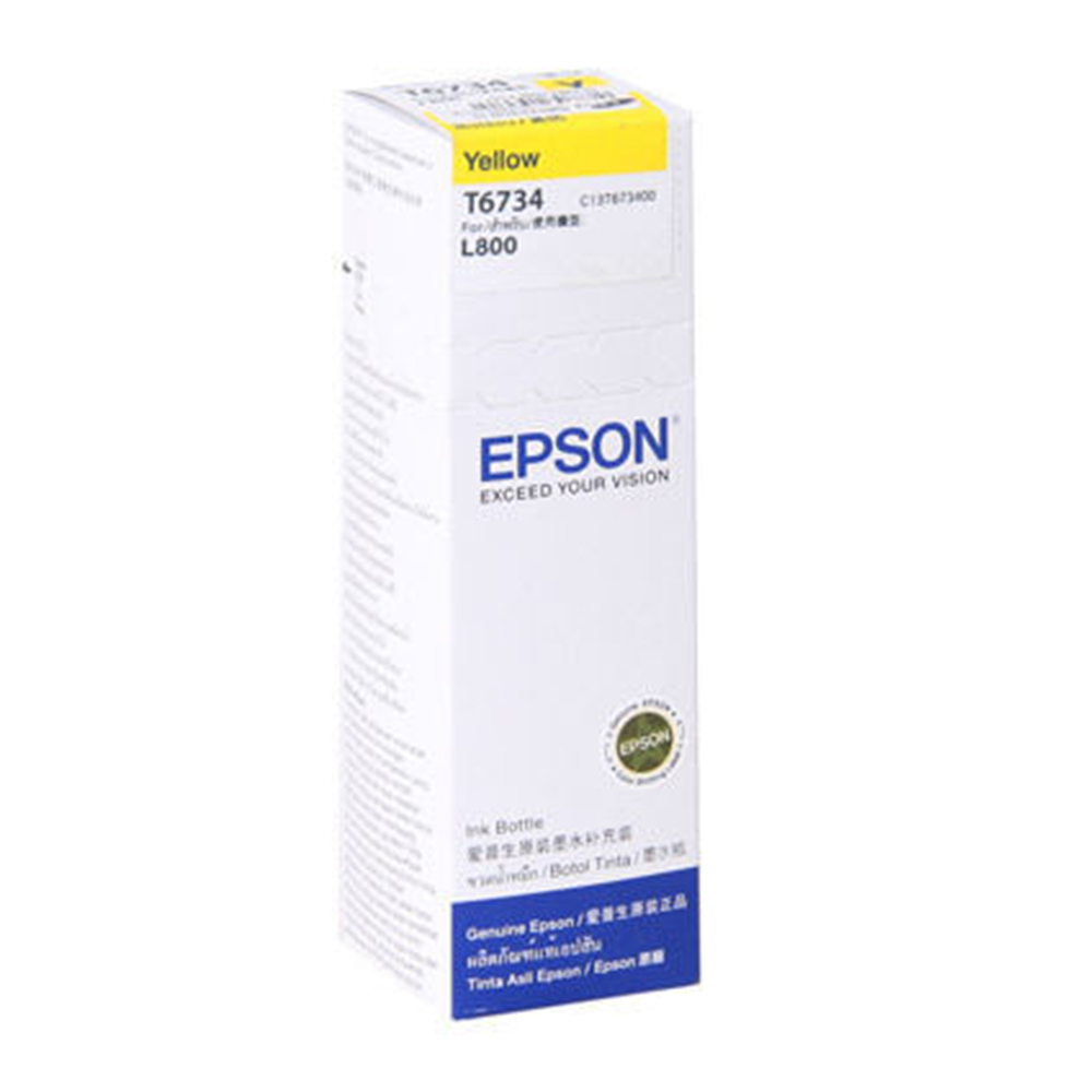 INK (หมึกสำหรับเครื่องพิมพ์) EPSON T673400 (YELLOW)