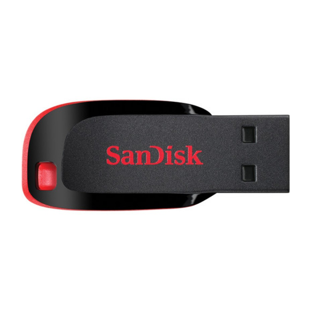 32 GB FLASH DRIVE (แฟลชไดร์ฟ) SANDISK CRUZER BLADE (SDCZ50-032G-B35)