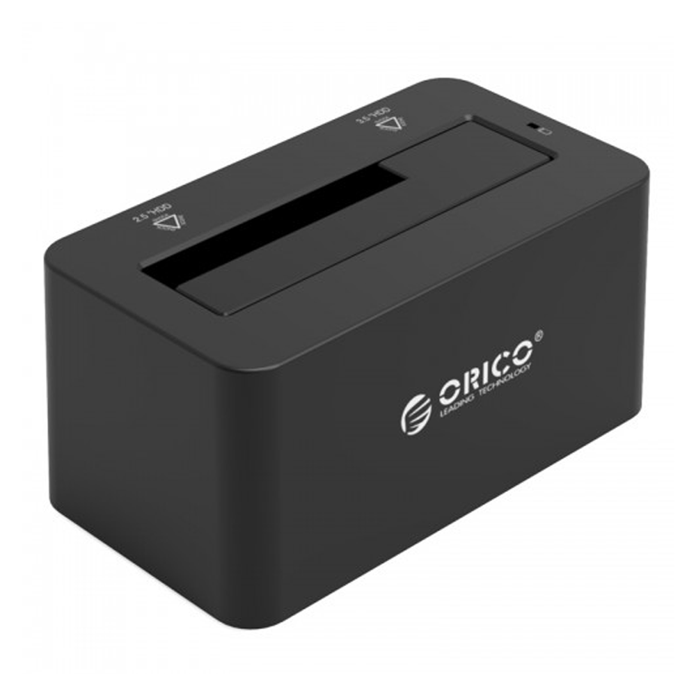 DOCKING HDD (อุปกรณ์เชื่อมต่อฮาร์ดดิสก์) ORICO 6619US3 USB 3.0 (BLACK)