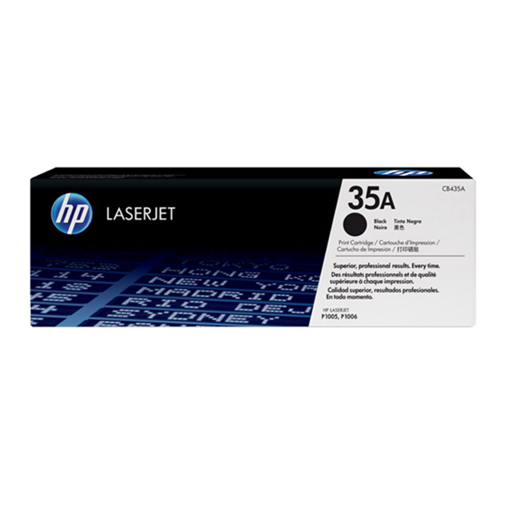 TONER HP (หมึกสำหรับเครื่องพิมพ์) FOR HP LASERJET CARTRIDGE (CB435A) (BLACK)