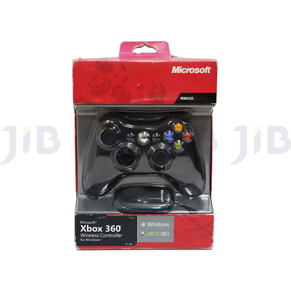 WIRELESS CONTROLLER (คอนโทรลเลอร์ไร้สาย) MICROSOFT XBOX 360 CONTROLLER (MCS-JR9-00012) (BLACK)