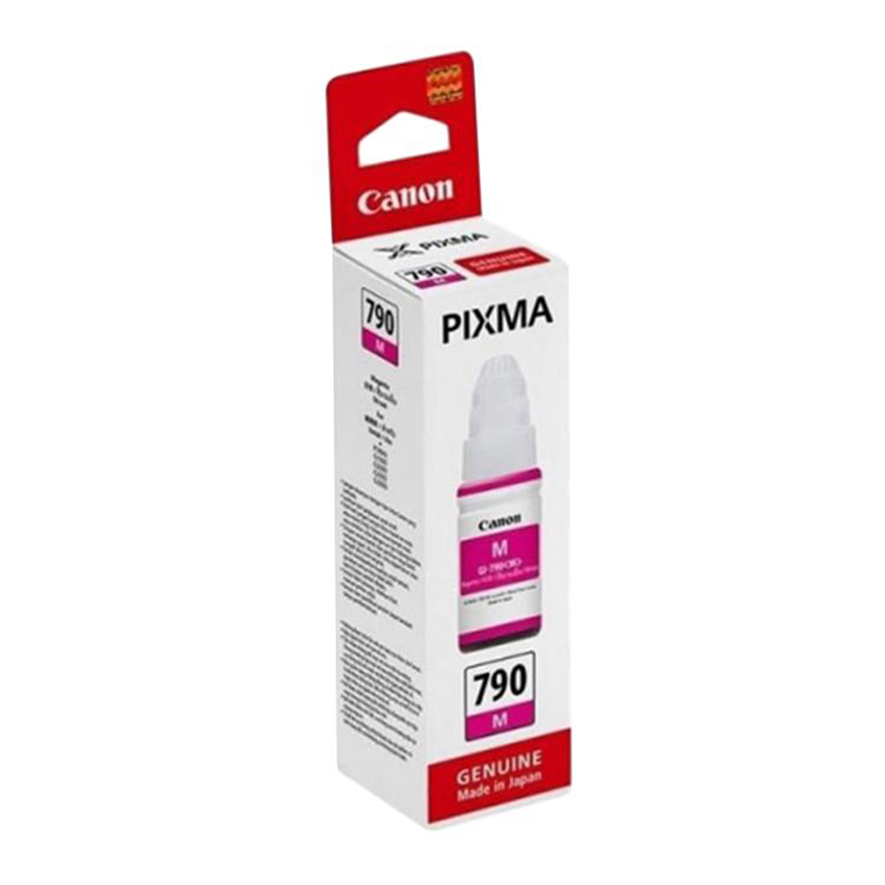 INK (หมึกสำหรับเครื่องพิมพ์) CANON GI-790M (MAGENTA)
