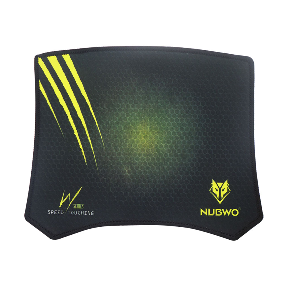 MOUSE PAD (เมาส์แพด) NUBWO NP015 (BLACK) (300 x 250 x 2mm)