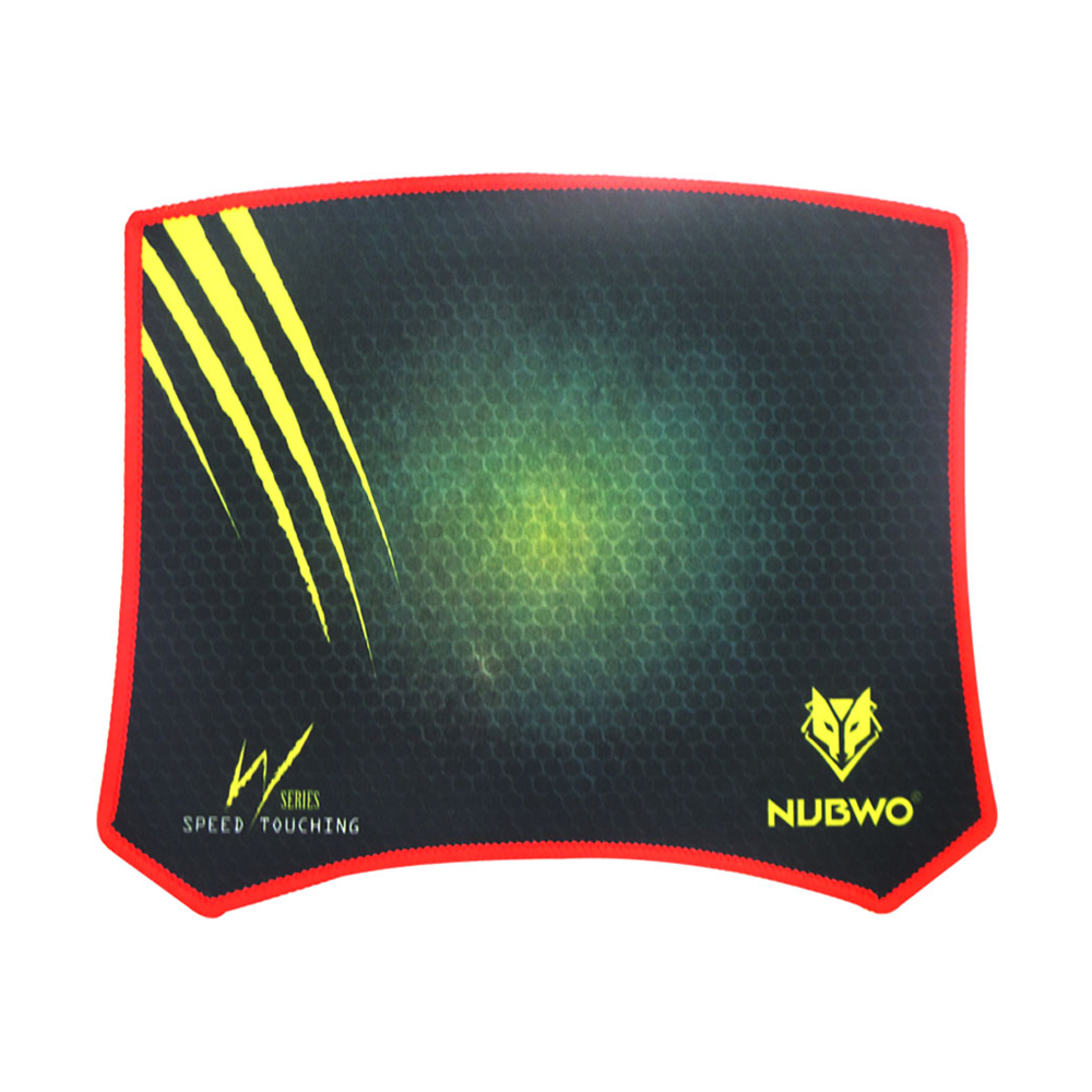 MOUSE PAD (เมาส์แพด) NUBWO NP015 (RED) (300 x 250 x 2mm)