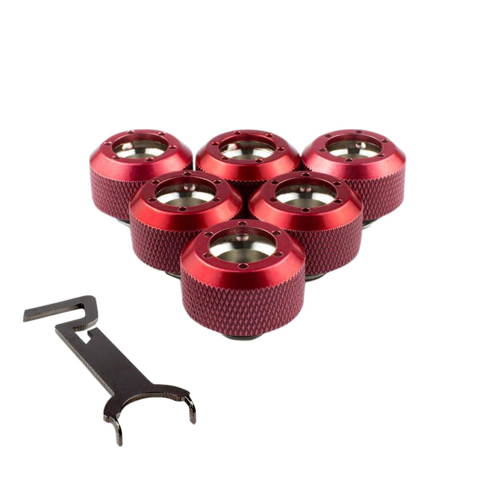 FITTING (อุปกรณ์ประกอบชุดน้ำ) PRIMOCHILL 1/2 INCH RIGID REVOLVER SX (CANDY RED) [PACK 6]