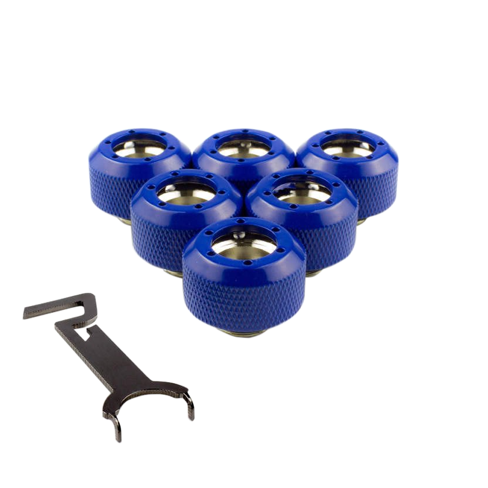 FITTING (อุปกรณ์ประกอบชุดน้ำ) PRIMOCHILL 1/2 INCH RIGID REVOLVER SX (TRUE BLUE) [PACK 6]