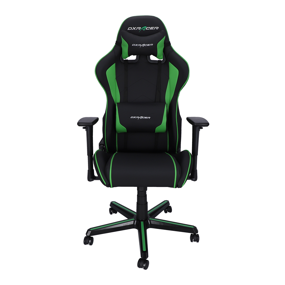 GAMING CHAIR (เก้าอี้เกมมิ่ง) DXRACER FORMULAR SERIES (FH08/NE) (BLACK-GREEN) (สินค้าต้องประกอบก่อนใช้งาน)