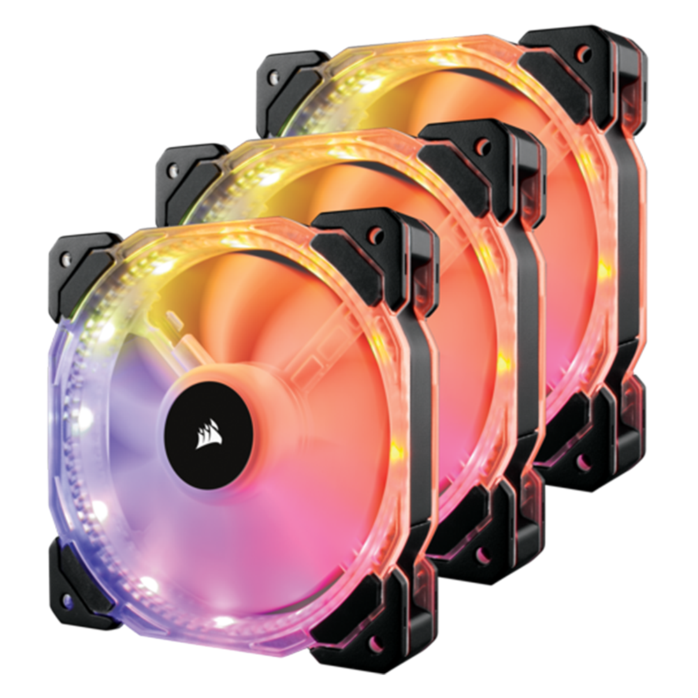 CASE FAN (พัดลมเคส) CORSAIR HD120 RGB WITH CTRL (CO-9050067-WW) (PACK 3)