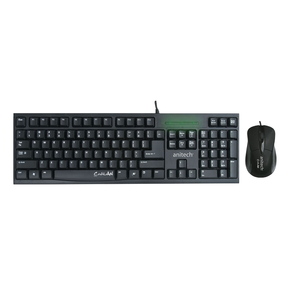 KEYBOARD & MOUSE (คีย์บอร์ดและเมาส์) ANITECH DESKTOP PA800