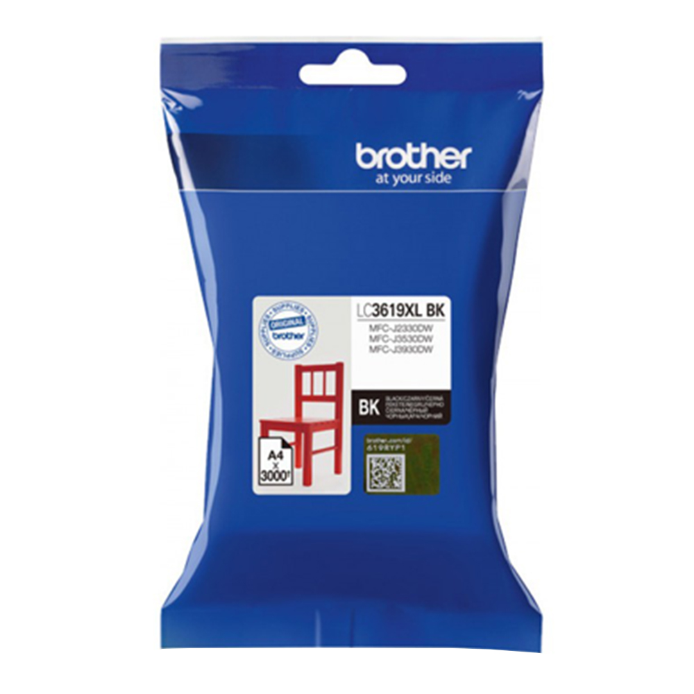 INK (หมึกสำหรับเครื่องพิมพ์) BROTHER LC-3619XLBK (BLACK)