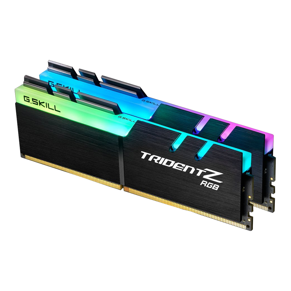 16GB (8GBx2) DDR4 4133MHz RAM (หน่วยความจำ) G.SKILL TRIDENT Z RGB (F4-4133C19D-16GTZR)