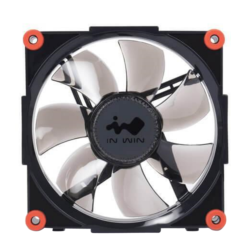 CASE FAN (พัดลมเคส) IN WIN AURORA FAN (RED-BLACK)