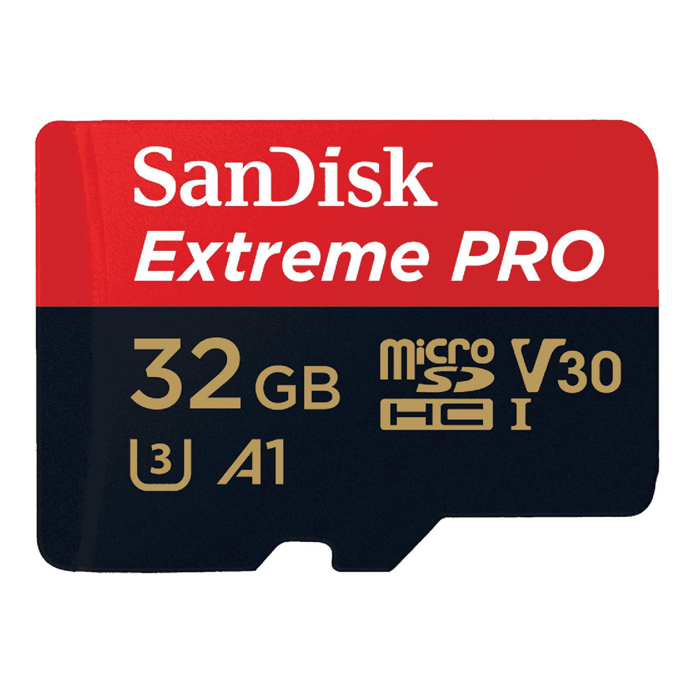 32 GB MICRO SD CARD (ไมโครเอสดีการ์ด) SANDISK SDHC EXTREME PRO CLASS 10 (SDSQXCG-032G-GN6MA)