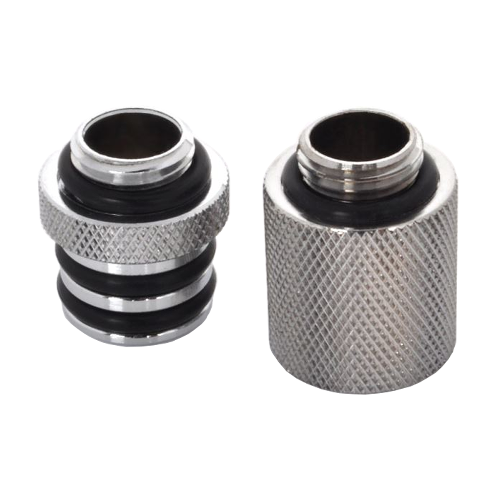 FITTING (อุปกรณ์ประกอบชุดน้ำ) BITSPOWER G1/4 (SILVER) SHINING D-PLUG SET-ONE INCH VERSION