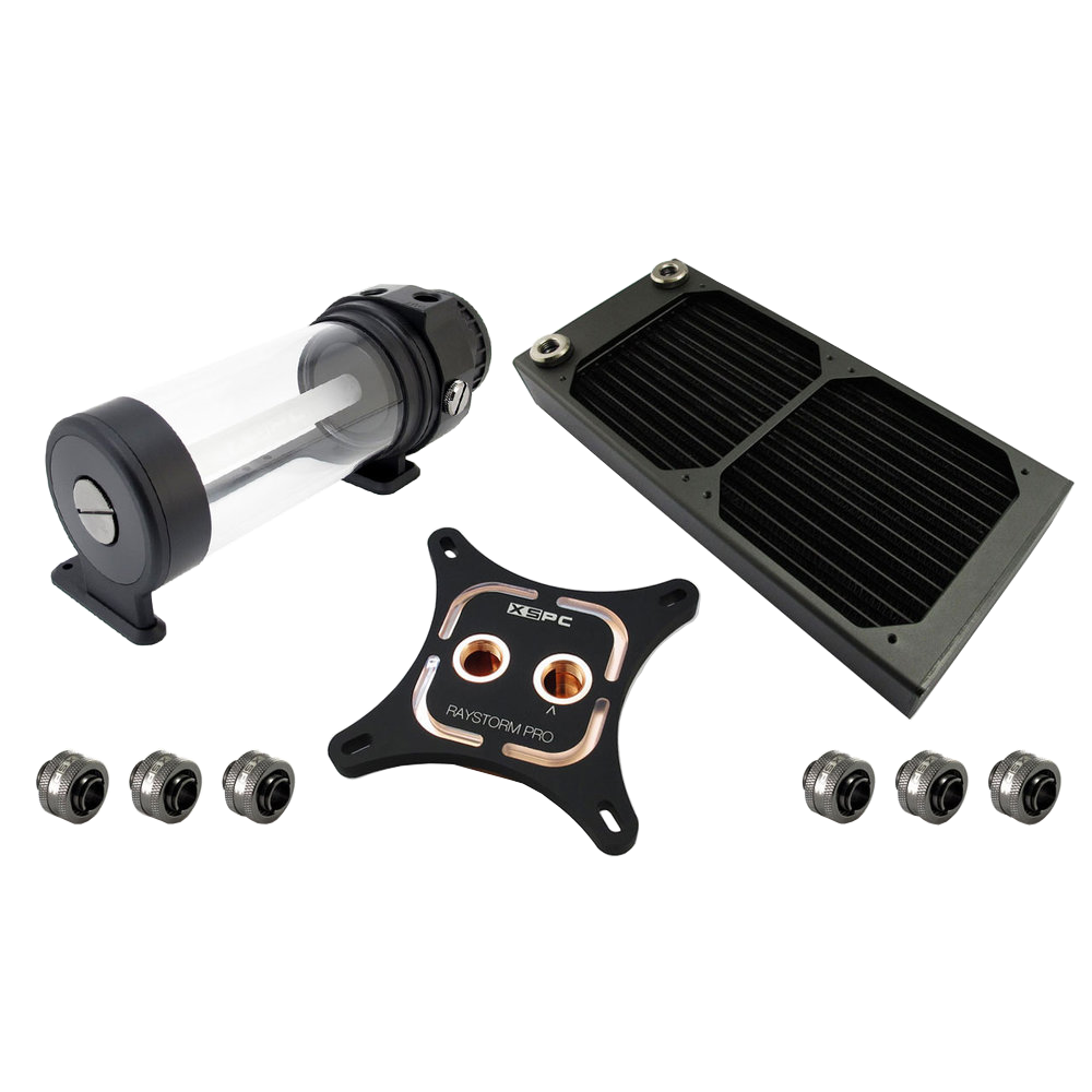 L.C.S.KIT (อุปกรณ์ประกอบชุดน้ำ) XSPC RAY STORM PRO X4 PHOTON AX240