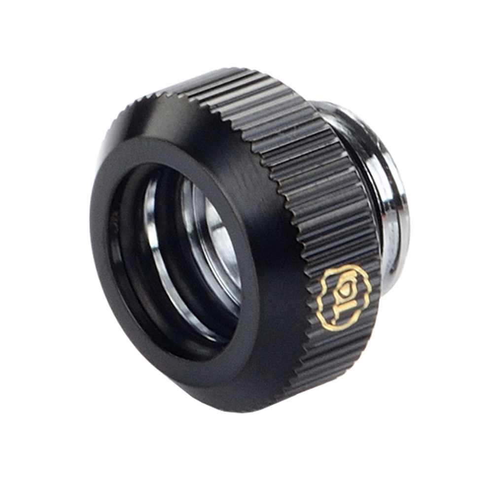 FITTING (อุปกรณ์ประกอบชุดน้ำ) TOUCHAQUA G1/4 TIGHTEN FOR HARD TUBING OD12MM (GLORIOUS BLACK)