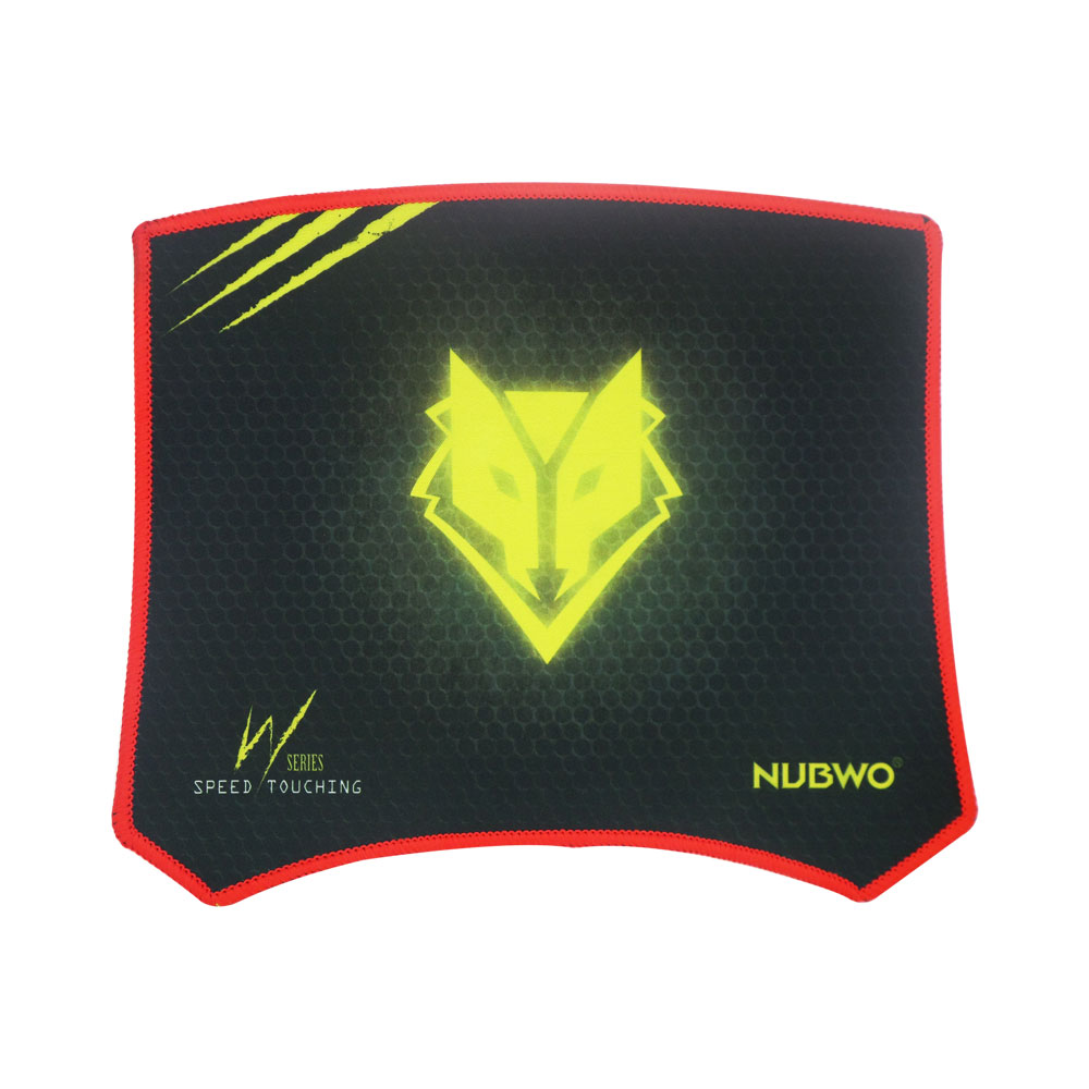 MOUSE PAD (เมาส์แพด) NUBWO NP014 (RED) (245 x 200 x 3mm)
