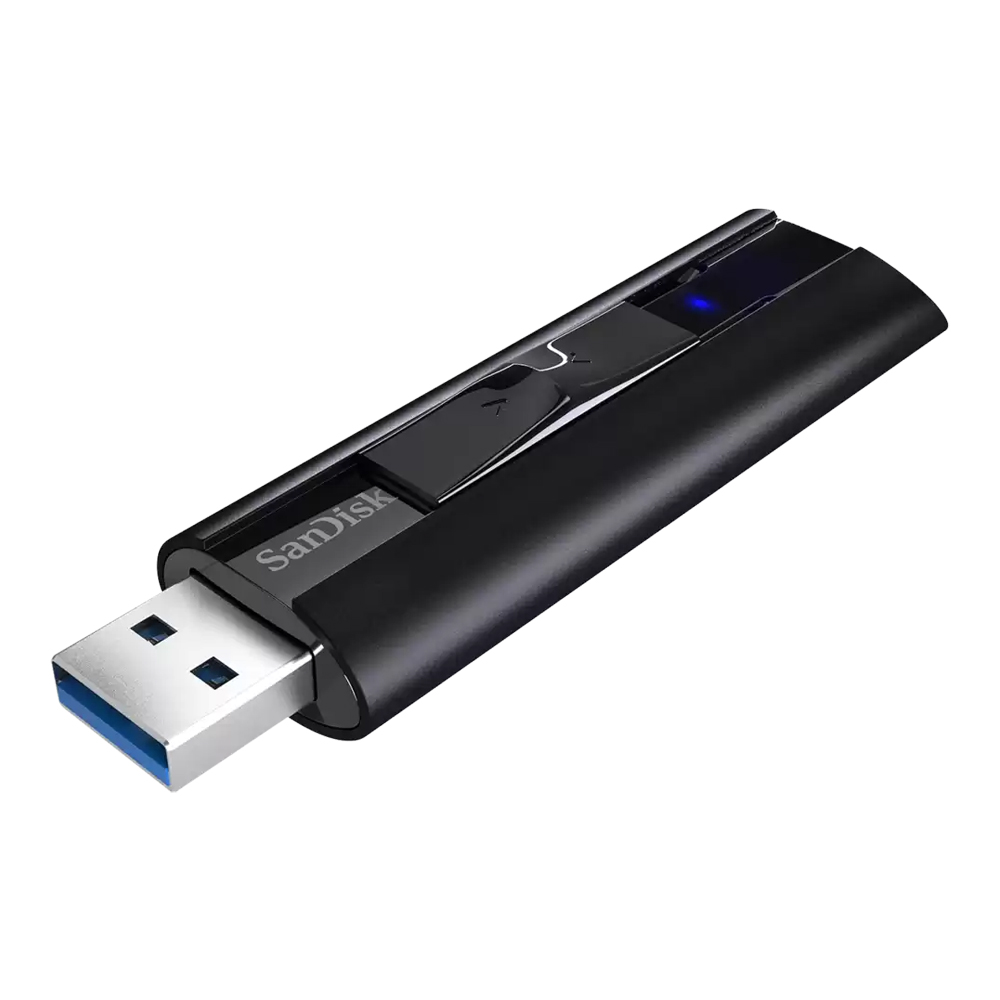 128 GB FLASH DRIVE (แฟลชไดร์ฟ) SANDISK EXTREME PRO USB 3.2 (SDCZ880-128G-G46)