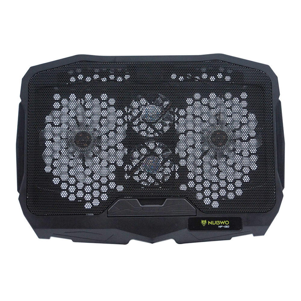 COOLING PAD (อุปกรณ์ระบายความร้อนโน้ตบุ๊ค) NUBWO NF130 (BLACK)