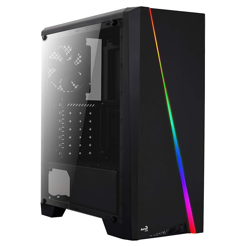 CASE (เคส) AEROCOOL CYLON RGB (BLACK)