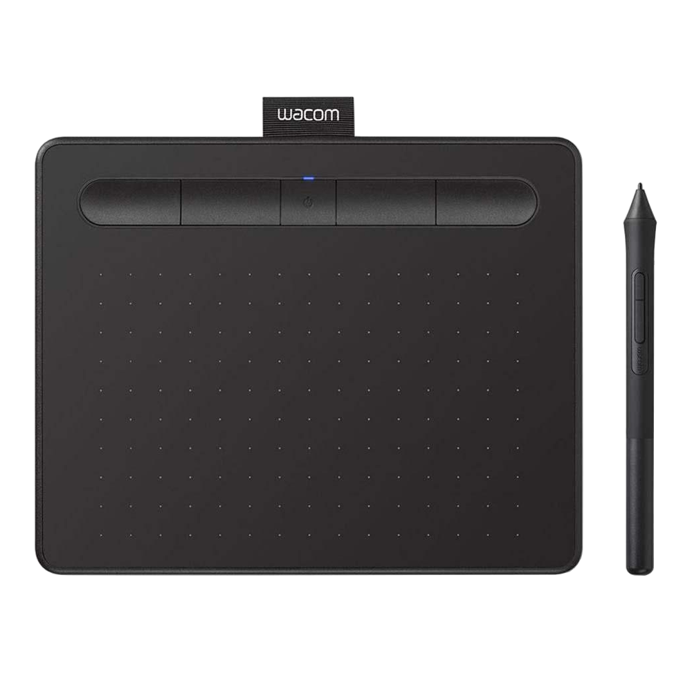 BLUETOOTH GRAPHIC TABLET (กระดานกราฟิกบลูทูธ) WACOM INTUOS SMALL CTL-4100WL/K0-CX PEN & BLUETOOTH (BLACK)