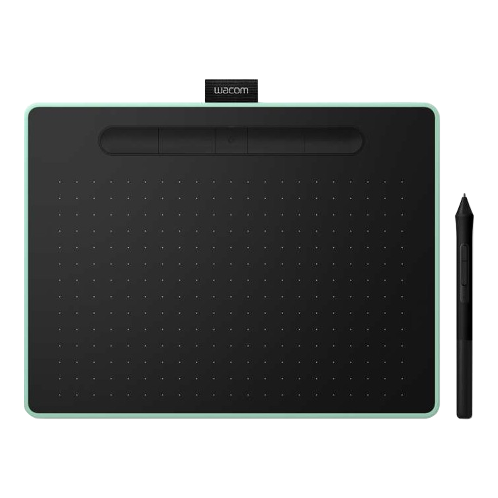 BLUETOOTH GRAPHIC TABLET (กระดานกราฟิกบลูทูธ) WACOM INTUOS MEDIUM CTL-6100WLE PEN & BLUETOOTH (PISTACHIO)