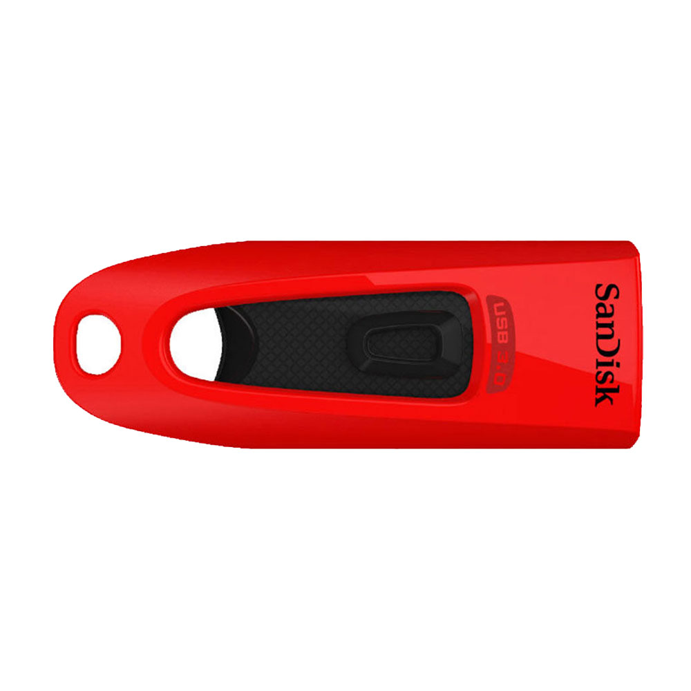 32 GB FLASH DRIVE (แฟลชไดร์ฟ) SANDISK ULTRA FIT USB 3.0 (SDCZ48-032G-U46R) (RED)