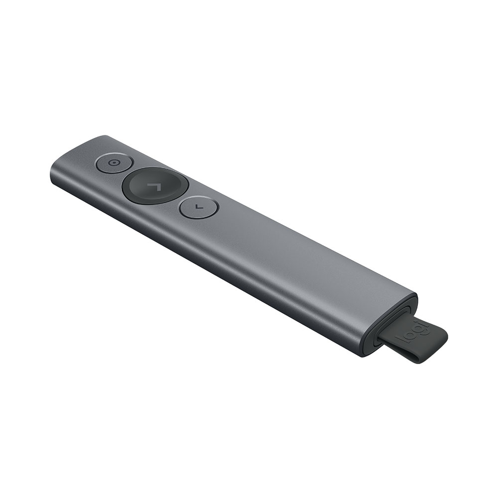 LASER POINTER (เลเซอร์พอยเตอร์) LOGITECH SPOTLIGHT (SLATE) WIRELESS CORDLESS DIGITAL