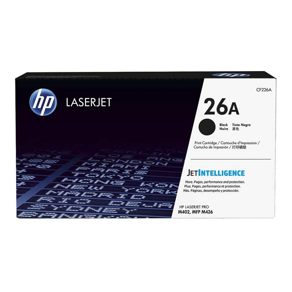 TONER HP (หมึกสำหรับเครื่องพิมพ์) CARTRIDGE TONER 26A (BLACK) [CF226A]