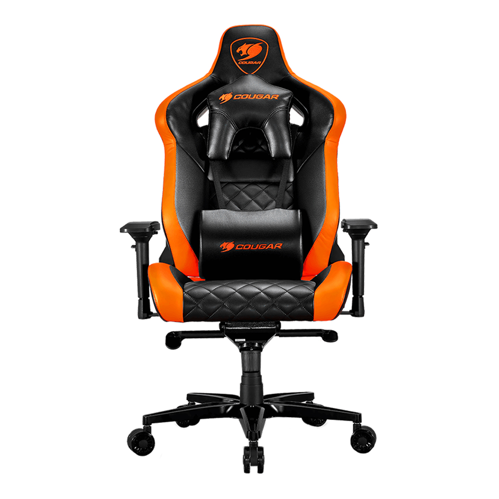 GAMING CHAIR (เก้าอี้เกมมิ่ง) COUGAR GAMING ARMOR TITAN (BLACK-ORANGE) (สินค้าต้องประกอบก่อนใช้งาน)