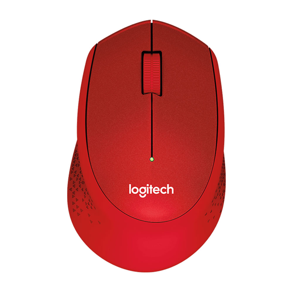 WIRELESS MOUSE (เมาส์ไร้สาย) LOGITECH M331 WIRELESS SILENT PLUS (RED)