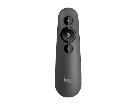 LASER POINTER (เลเซอร์พอยเตอร์) LOGITECH PRESEN WIRELESS CORDLESS R500 - GRAPHITE