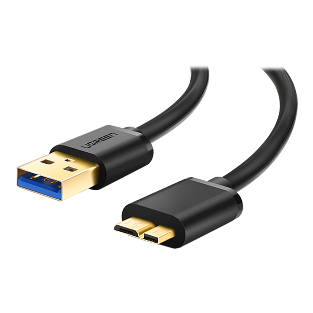 CABLE (สายยูเอสบี) UGREEN USB 3.0 TYPE-A TO MICRO-B 0.5 METER [10840]