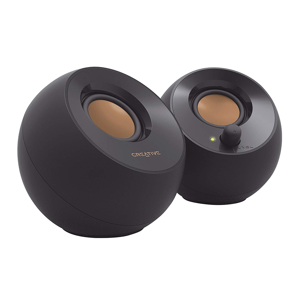 SPEAKER (ลำโพง) CREATIVE PEBBLE 2.0 (BLACK)
