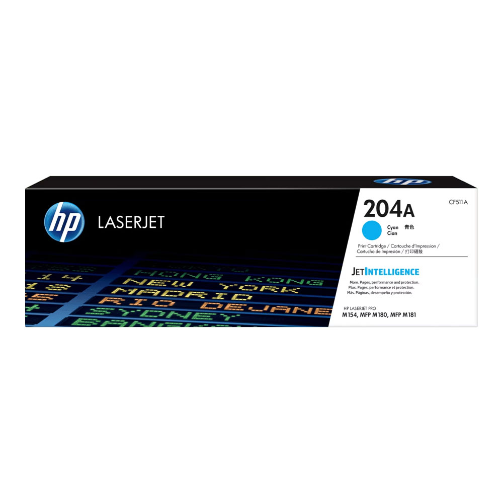 TONER (หมึกสำหรับเครื่องพิมพ์) HP 204A - CYAN (CF511A)