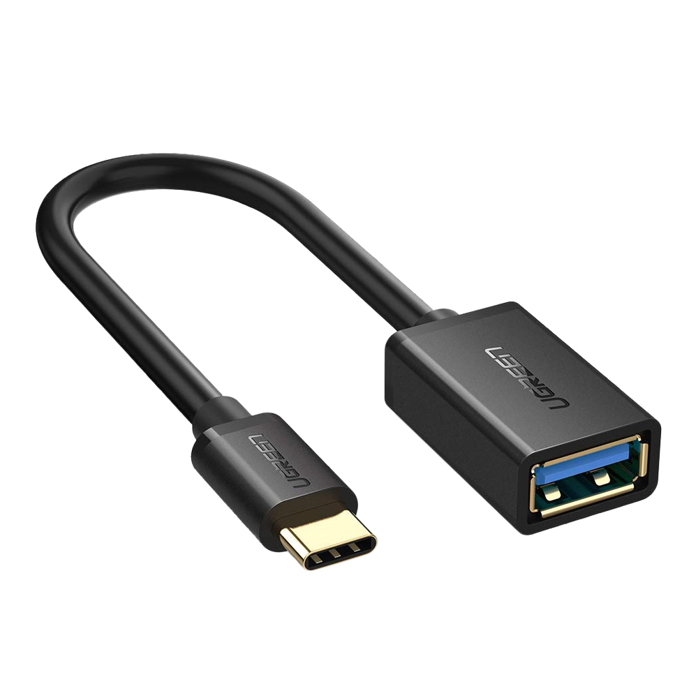 OTG CABLE (สายโอทีจี) UGREEN USB-C MALE TO USB-A 3.0 FEMALE OTG CABLE [30701]