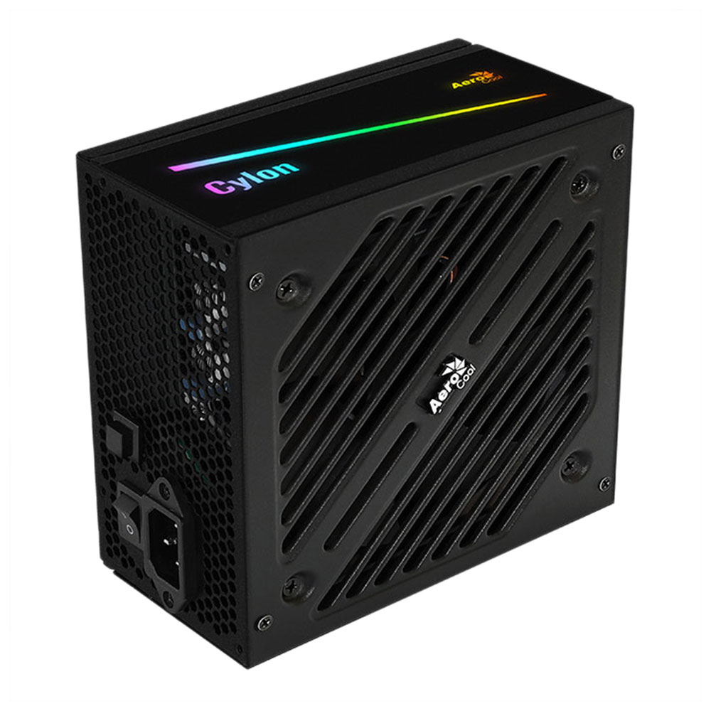POWER SUPPLY (อุปกรณ์จ่ายไฟ) AEROCOOL CYLON 700W RGB 80 PLUS BRONZE