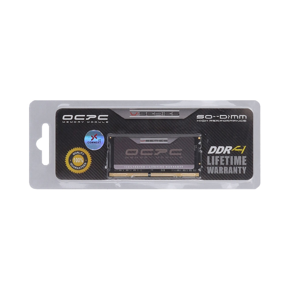 8GB (8GBx1) DDR4/2400 RAM NOTEBOOK (แรมโน้ตบุ๊ค) OCPC V-SERIES (MMV8GD424C17S)