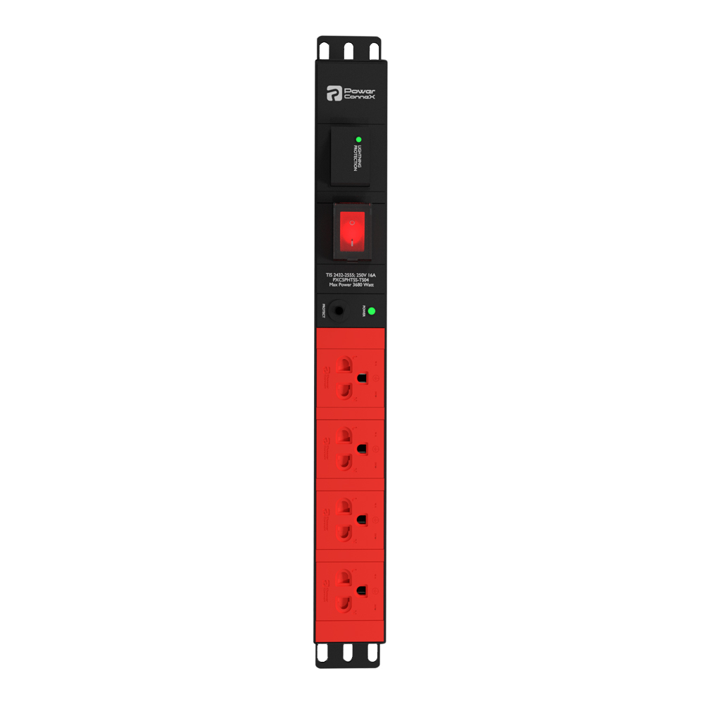PLUG (ปลั๊กไฟ) POWERCONNEX 4-WAY (PXC5PHTSS-TS04)