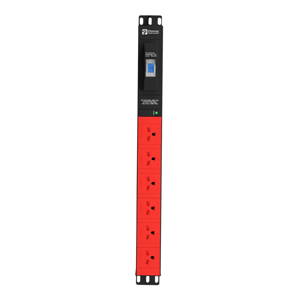 PLUG (ปลั๊กไฟ) POWERCONNEX 6-WAY (PXC5PHTNB-TS06)