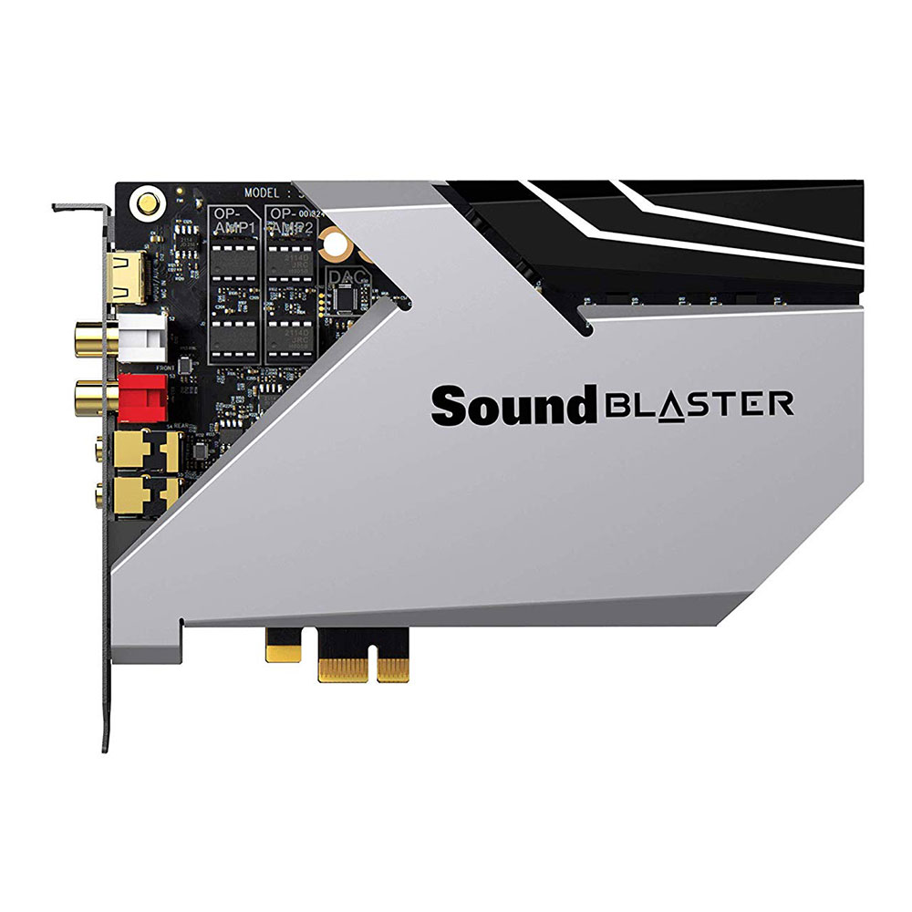 SOUND CARD (ซาวด์การ์ด) CREATIVE SOUND BLASTER X AE-9 METALLIC (GRAY)