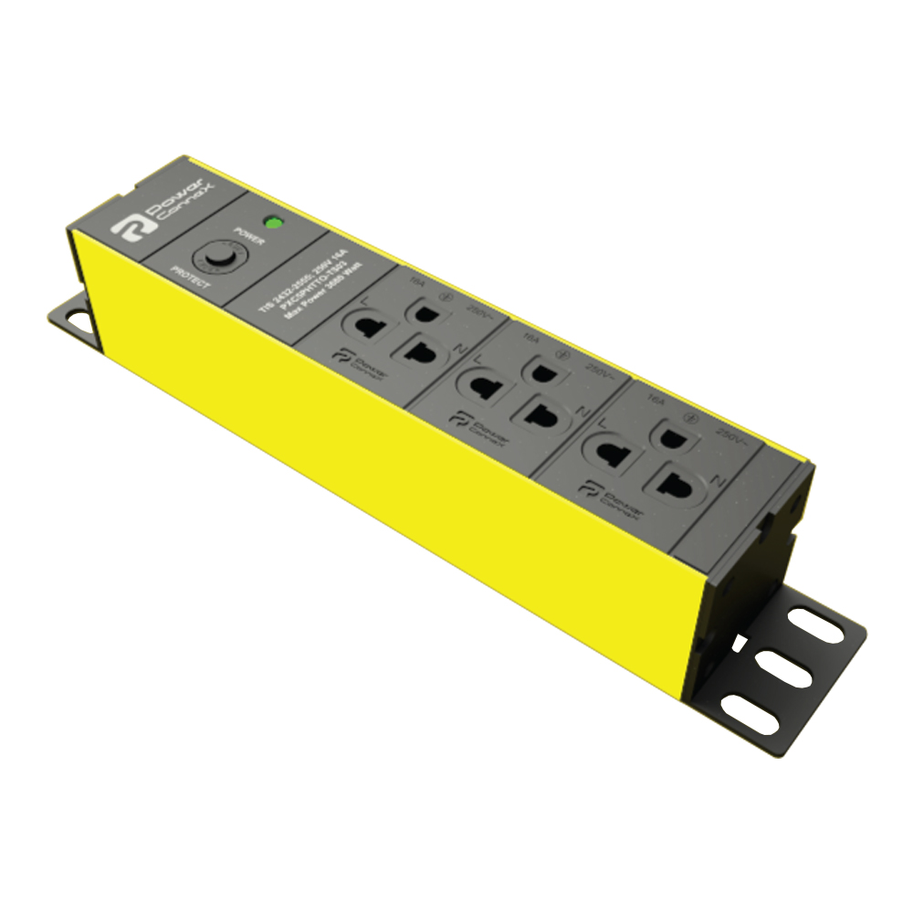 PLUG (ปลั๊กไฟ) POWERCONNEX 3-WAY 2.0 METER (PXC5PHTTO-TS03)