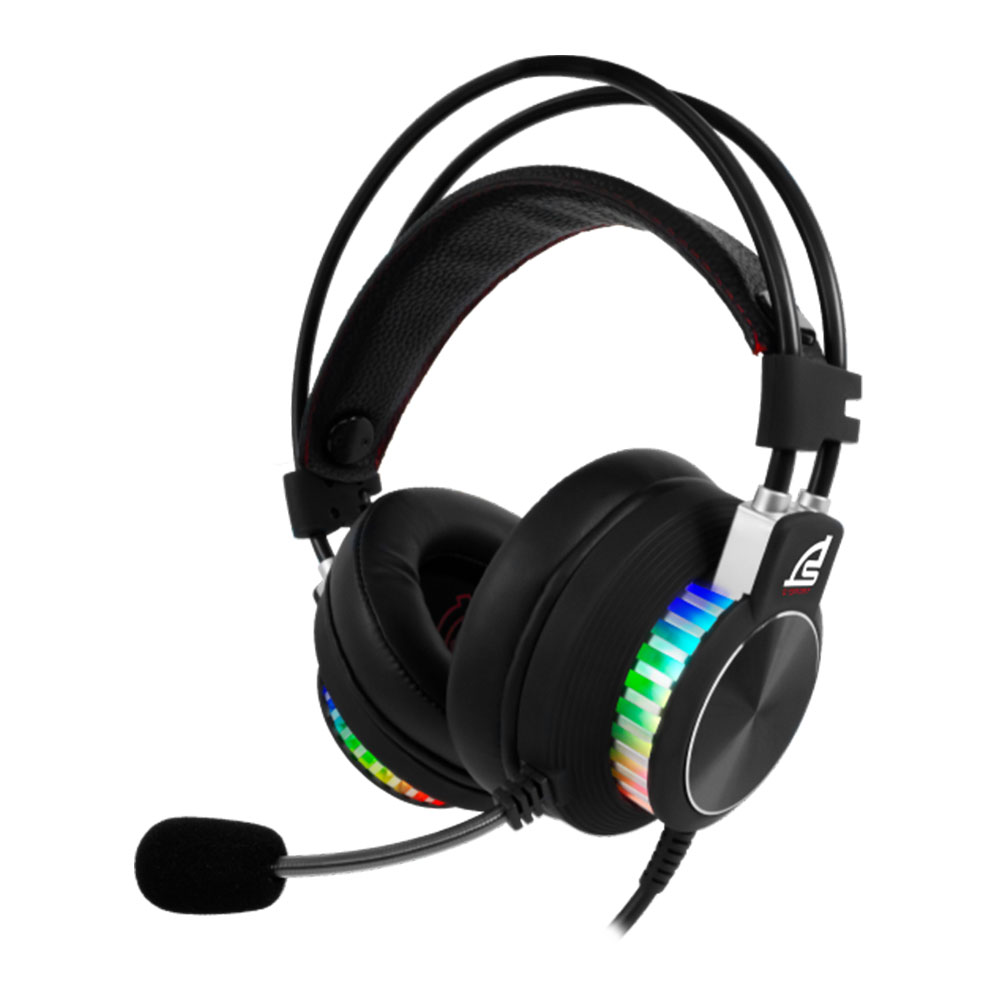 HEADSET (หูฟัง) SIGNO HP-826 AUGUSTA - 7.1 SURROUND SOUND GAMING HEADPHONE (RGB)