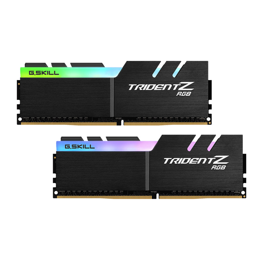32GB (16GBx2) DDR4 3200MHz RAM (หน่วยความจำ) G.SKILL TRIDENT Z RGB (F4-3200C16D-32GTZR)